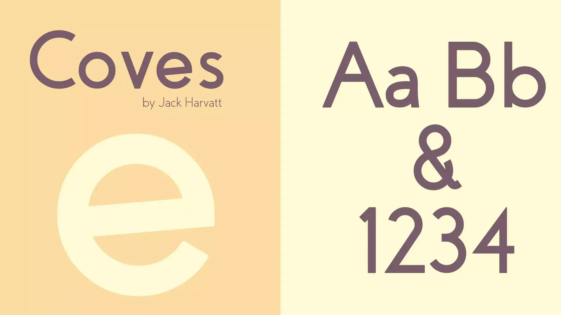 Coves Font Free Download