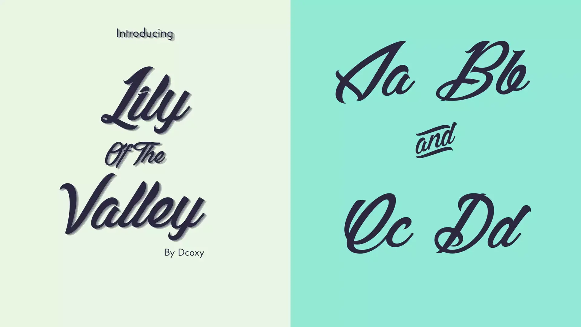 Lily of the Valley Font Download