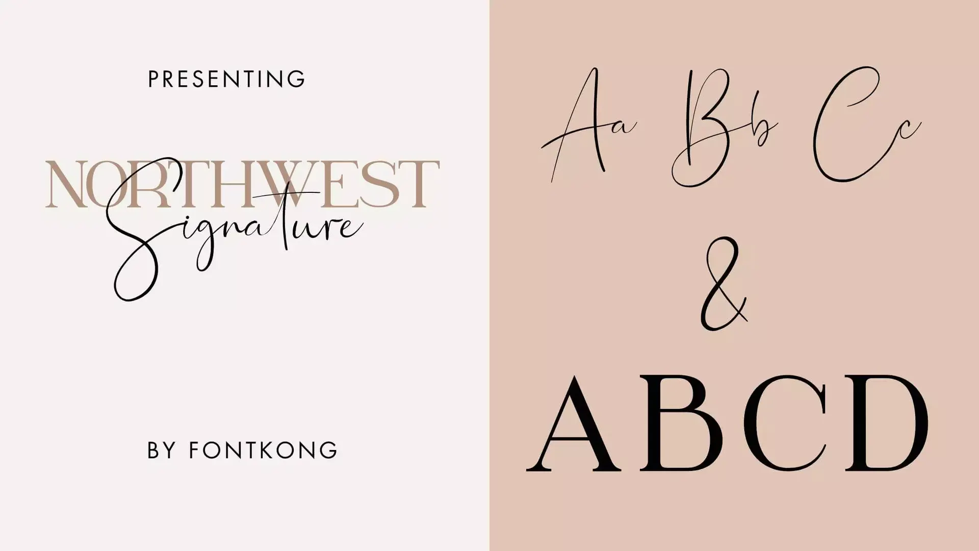 Northwest Signature Font Duo Download