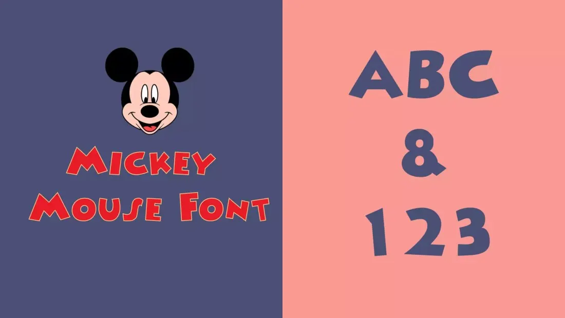 Mickey Mouse Font Free Download