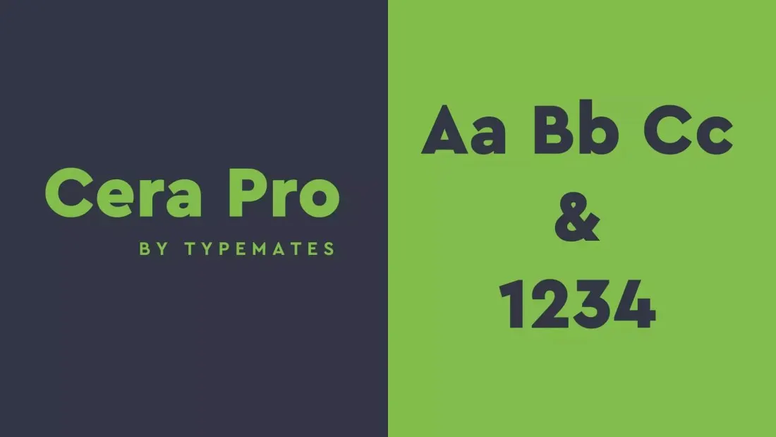 Cera Pro Font Free Download