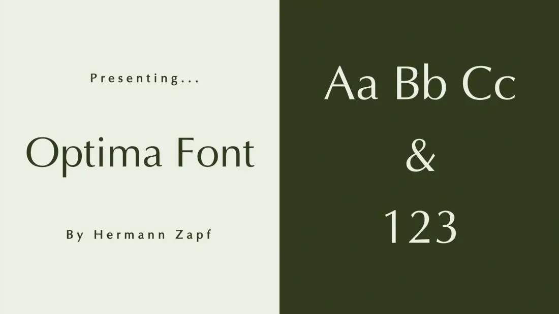 Optima Font Download Free